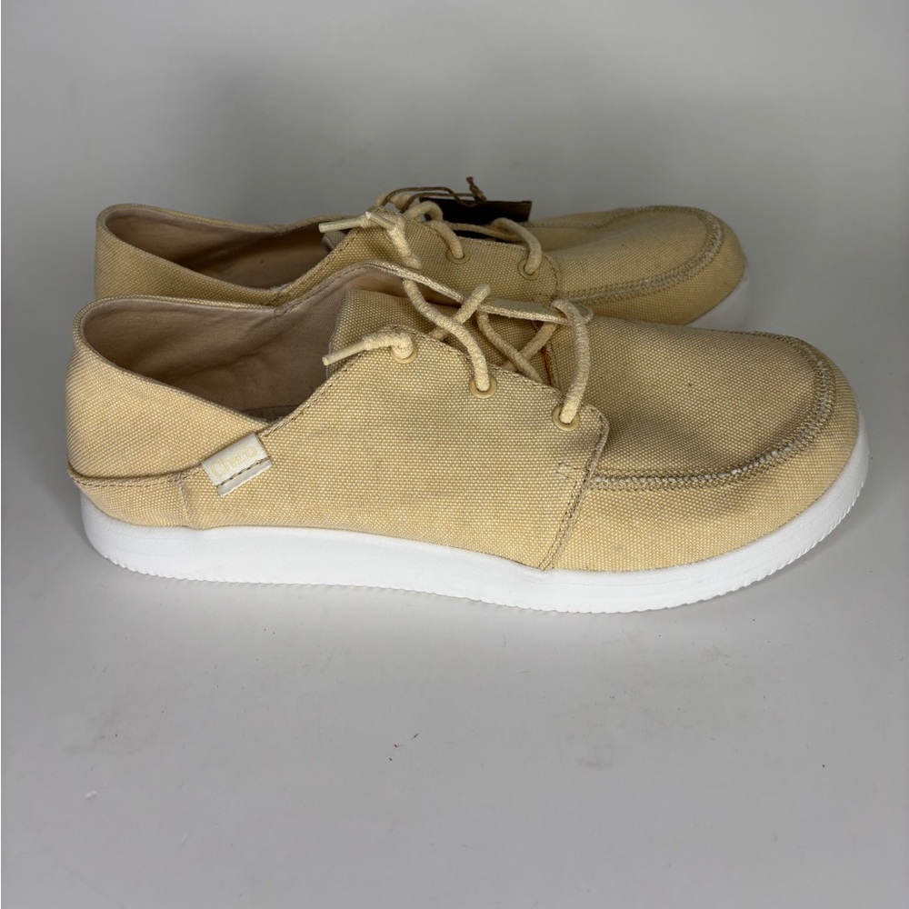 Chaco Chillos Yellow Canvas Summer Melon JCH109152 Sneaker Shoes Women Size 11